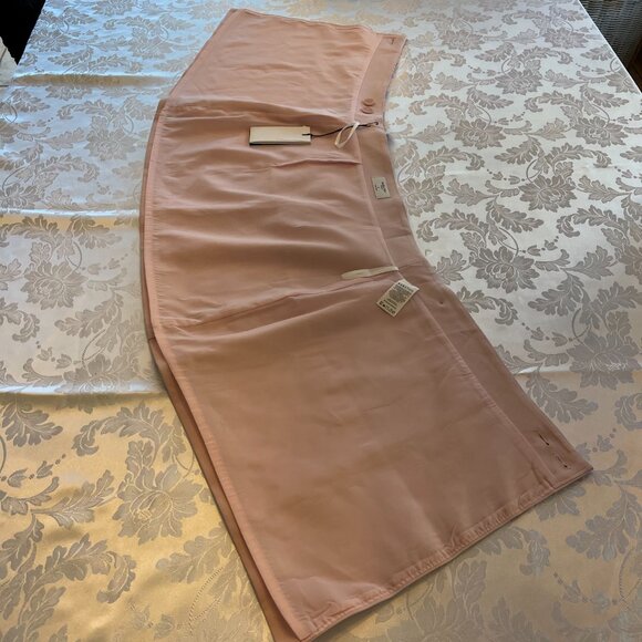 New Aritzia Pink Babaton wrap mini skirt size 2 - Picture 6 of 11